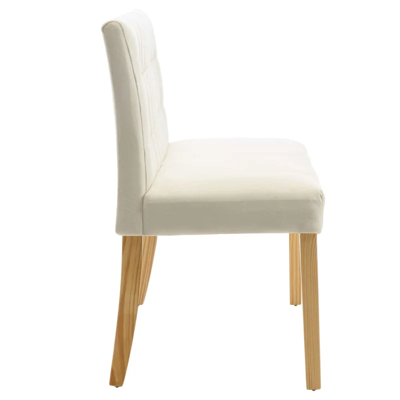 Banc banquette 140 cm crème velours 02_0010741