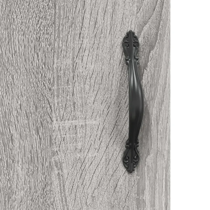 Lot de 2 armoires murales pratiques rangement 69,5 x 34 x 90 cm en bois d'ingénierie sonoma gris 02_0055474