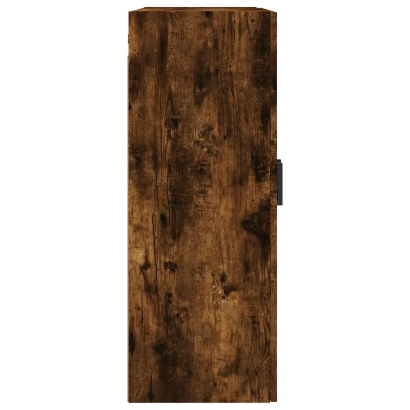 Lot de 2 armoires murales pratiques design contemporain 69,5 x 34 x 90 cm en bois d'ingénierie chêne fumé 02_0055361