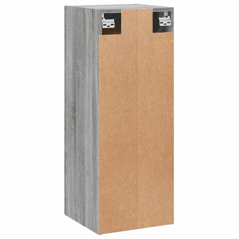 Armoire murale élégante espace de rangement 34,5 x 34 x 90 cm en bois d'ingénierie sonoma gris 02_0048951
