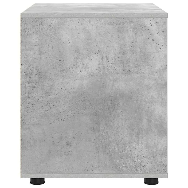 Armoire de rangement avec tiroirs pratique design épuré 60 x 48 x 57 cm en bois d'ingénierie gris béton 02_0054604