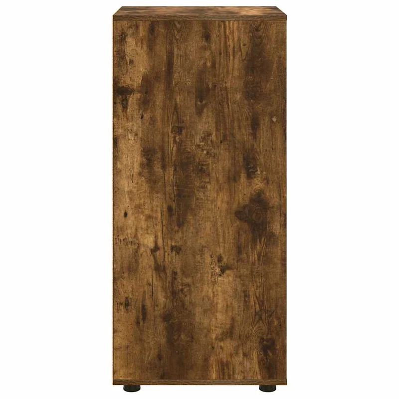 Armoire de rangement rectangulaire avec tiroirs pratique salon chambre 40 x 48 x 105 cm en bois d'ingénierie chêne fumé 02_0054656