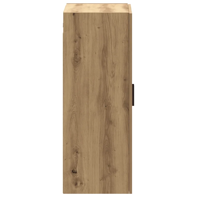 Armoire murale rangement élégante 69,5 x 34 x 90 cm en bois d'ingénierie chêne artisanal 02_0051127