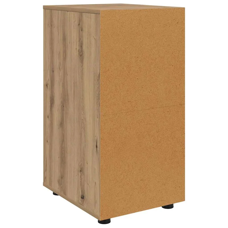 Armoire de rangement rectangulaire pratique 40 x 48 x 81 cm en bois d'ingénierie chêne artisanal 02_0054650