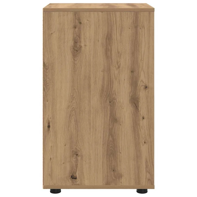 Armoire de rangement rectangulaire pratique 40 x 48 x 81 cm en bois d'ingénierie chêne artisanal 02_0054650