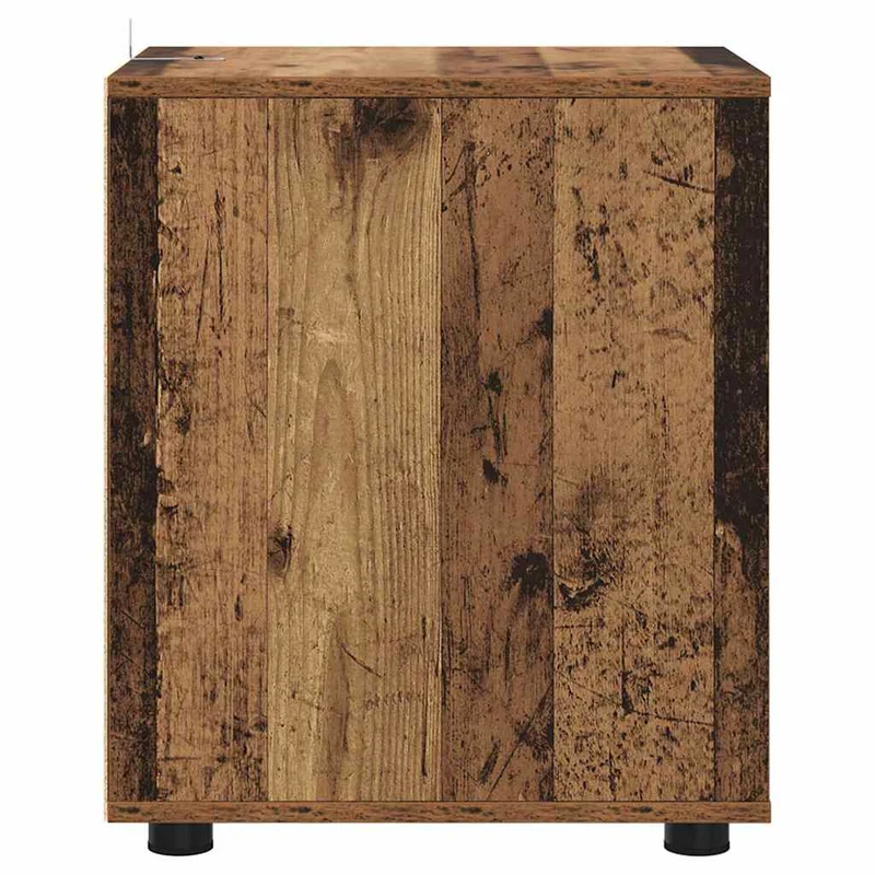 Armoire de rangement rectangulaire fonctionnelle 40 x 48 x 57 cm style minimaliste en bois d'ingénierie bois ancien 02_0054619