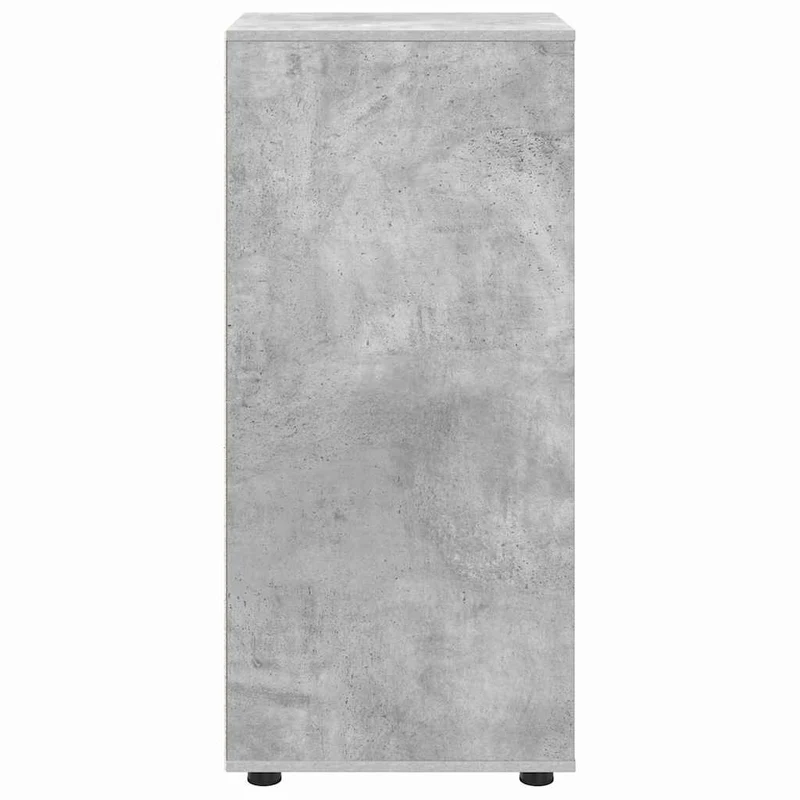 Armoire de rangement moderne avec tiroirs ajustable 40 x 48 x 105 cm en bois d'ingénierie gris béton 02_0054654