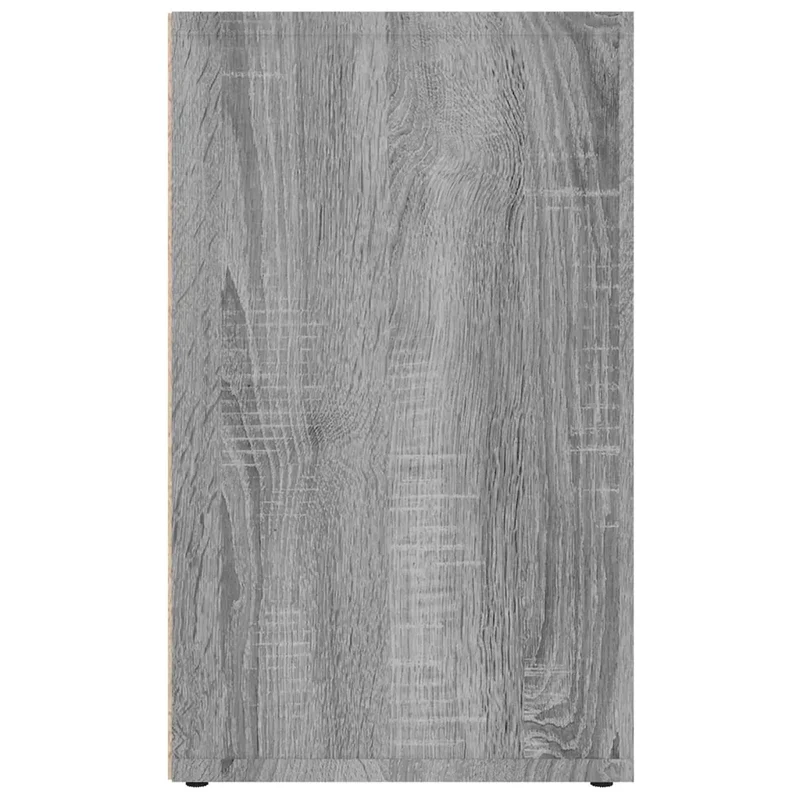 Lot de 2 armoires à chaussures compactes 52,5 x 30 x 50 cm design élégant rangement pratique en bois d'ingénierie gris 02_0048438