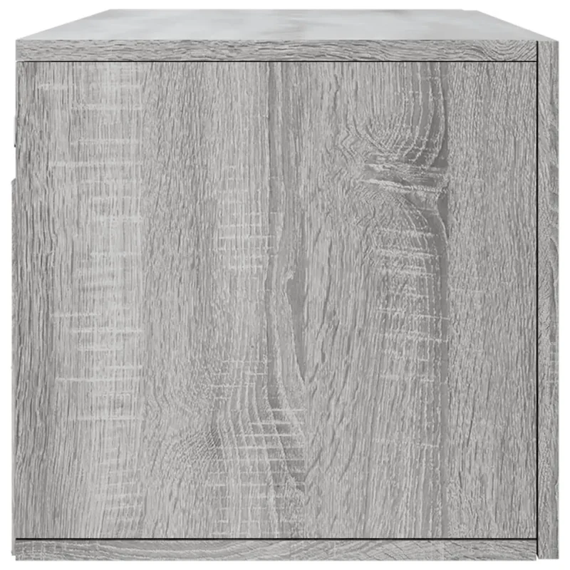 Armoire murale rangement décorative pratique 100 x 36,5 x 35 cm en bois d'ingénierie sonoma gris 02_0048892