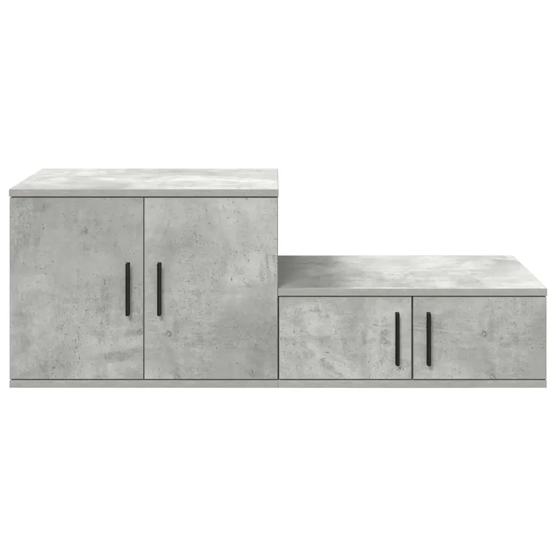 Armoire de rangement moderne salle à manger 108 x 41 x 40 cm durable et pratique en bois d'ingénierie gris béton 02_0052121