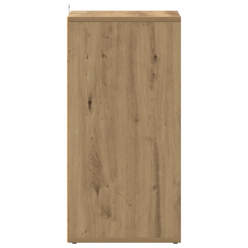 Lot de 2 armoires à chaussures 32 x 35 x 70 cm finition mate pratique rangement moderne en bois d'ingénierie chêne artisanal 02_0050924
