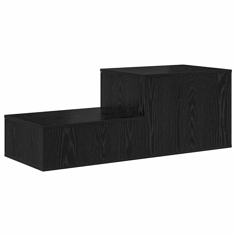 Armoire de rangement moderne fonctionnalité 108 x 41 x 40 cm en bois d'ingénierie chêne noir 02_0052119