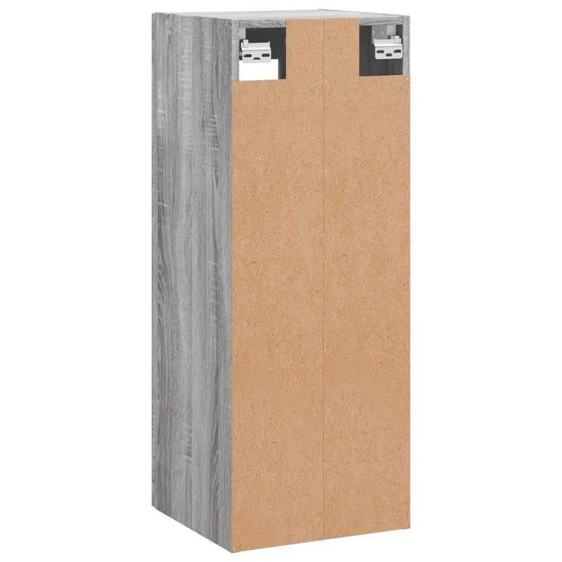 Armoire murale design moderne rangement 34,5 x 34 x 90 cm en bois d'ingénierie sonoma gris 02_0048684