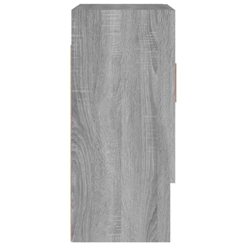 Armoire murale rangement espace optimisé 60 x 31 x 70 cm style scandinave en bois d'ingénierie gris 02_0048336