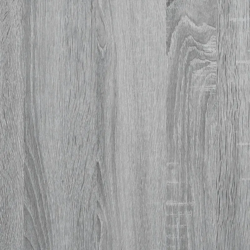 Armoire compacte rangement minimaliste 90 x 50 x 180 cm en bois d'ingénierie gris 02_0049586
