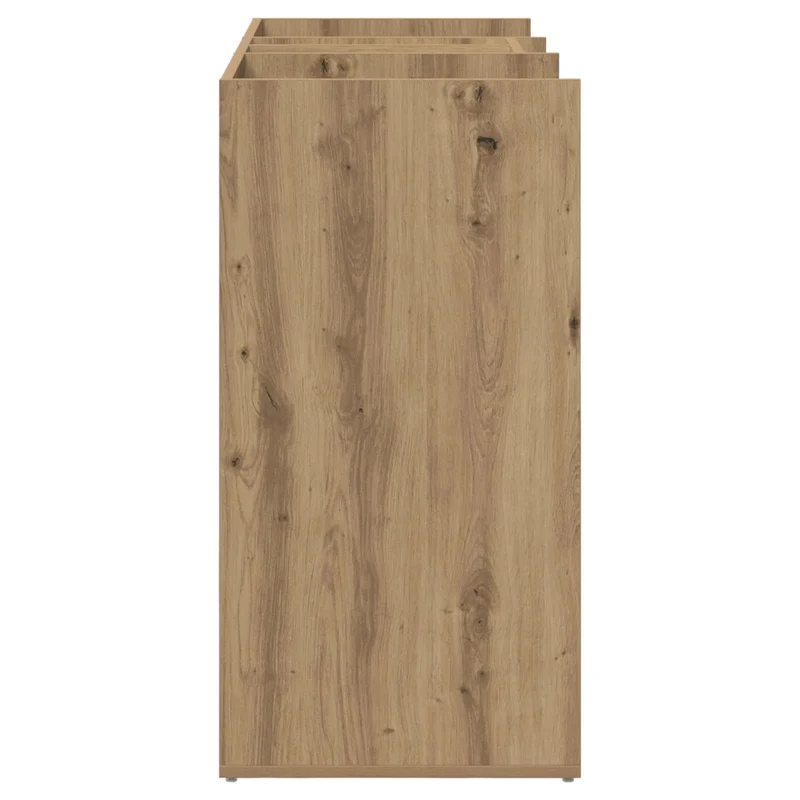 Armoire de golf rectangulaire moderne avec grand espace de rangement garage 102 x 45 x 85 cm en bois chêne artisanal 02_0055063