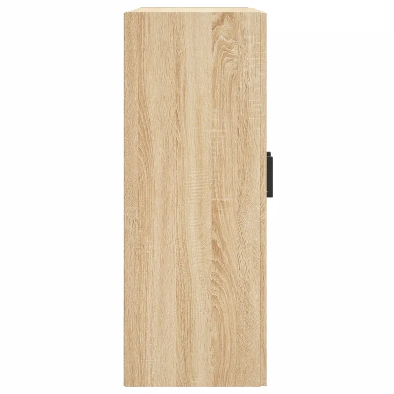 Armoire murale 69,5 x 34 x 90 cm grand espace rangement élégante design contemporain en bois d'ingénierie chêne sonoma 02_0048914