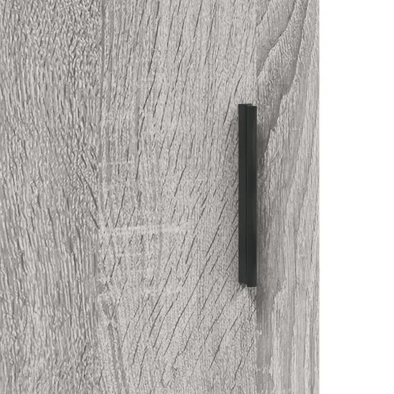 Armoire murale pratique design contemporain rangement 60 x 31 x 70 cm en bois d'ingénierie gris 02_0048779