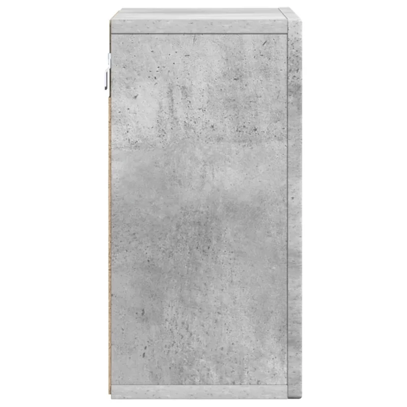Cabinet suspendu moderne polyvalent 60 x 20 x 40 cm rangement pratique en bois d'ingénierie gris béton 02_0054803