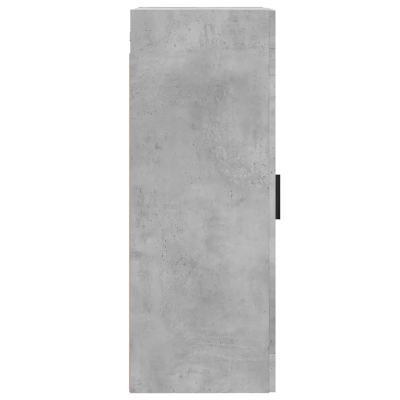 Armoire murale élégante avec 3 compartiments rangement 34,5 x 34 x 90 cm en bois d'ingénierie gris béton 02_0048959