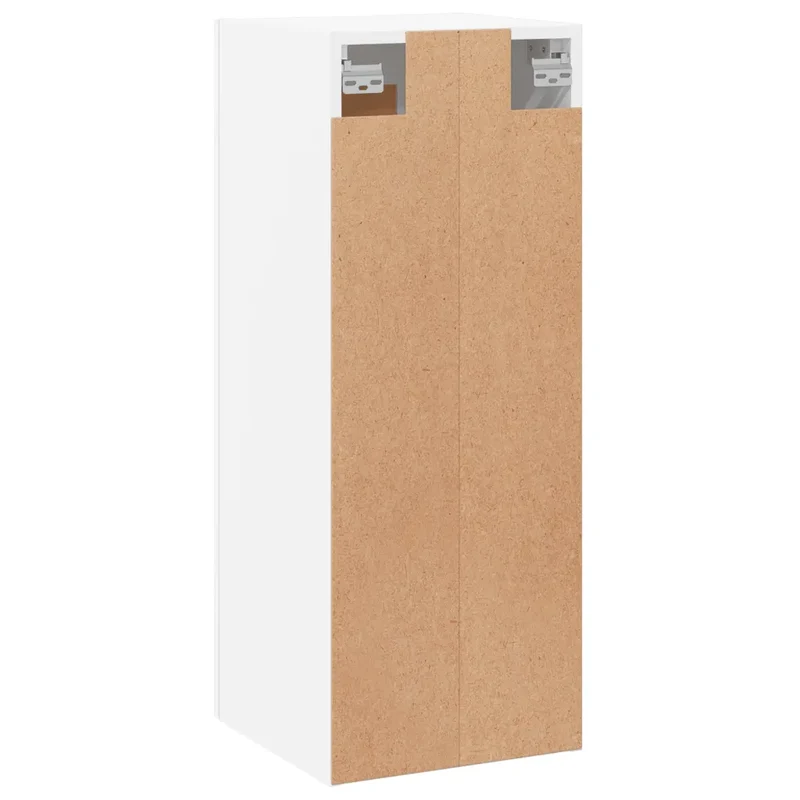 Armoire murale rangement élégant blanc 34,5 x 34 x 90 cm design contemporain en bois blanc 02_0048946