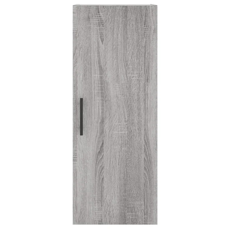 Armoire murale sonoma gris 34,5 x 34 x 90 cm design pratique rangement élégante en bois d'ingénierie gris 02_0048678