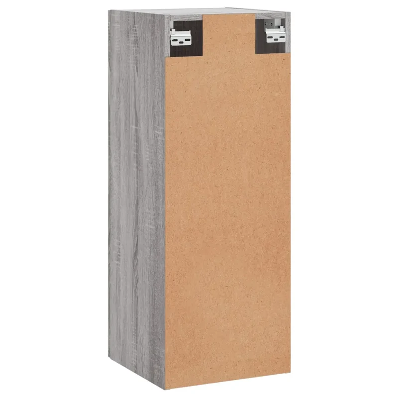 Armoire murale sonoma gris 34,5 x 34 x 90 cm design pratique rangement élégante en bois d'ingénierie gris 02_0048678