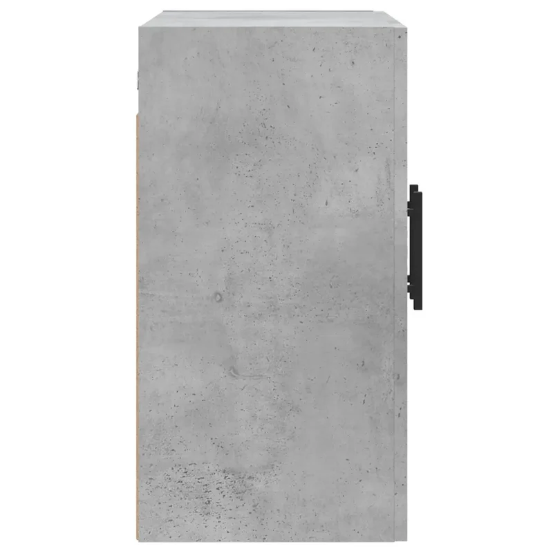Armoire murale moderne rangement pratique 60 x 31 x 60 cm en bois d'ingénierie gris béton 02_0048823