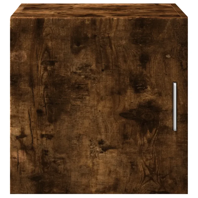 Armoire murale pratique gain de place salon chambre 40 x 42,5 x 40 cm en bois d'ingénierie chêne fumé 02_0049486