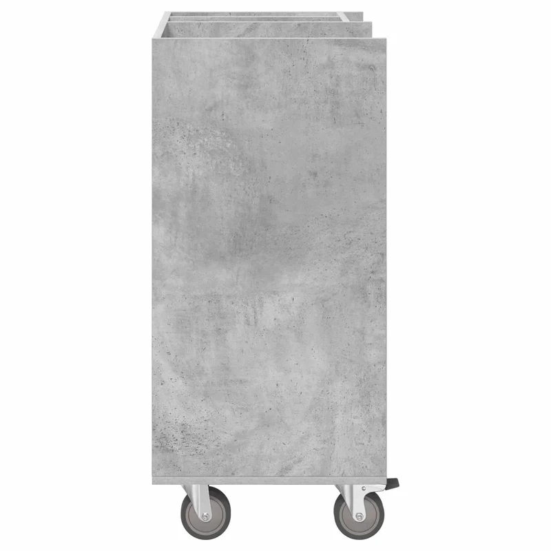 Armoire de golf moderne avec grande capacité de rangement 65 x 45 x 98 cm en bois gris béton 02_0055052