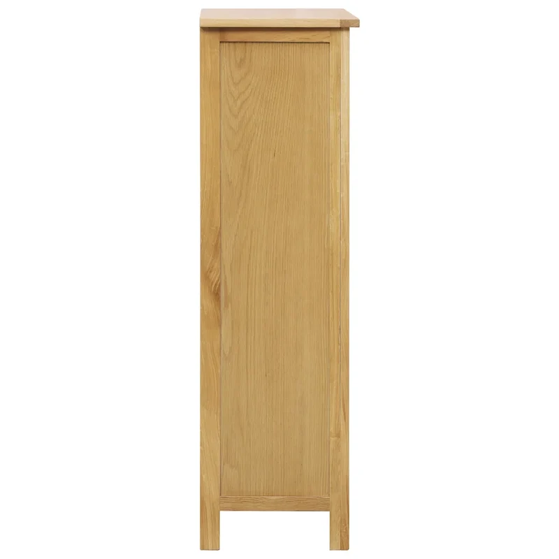 Armoire à chaussures 76 x 37 x 105 cm avec 4 étagères rangement moderne chambre couloir en bois chêne 02_0046313