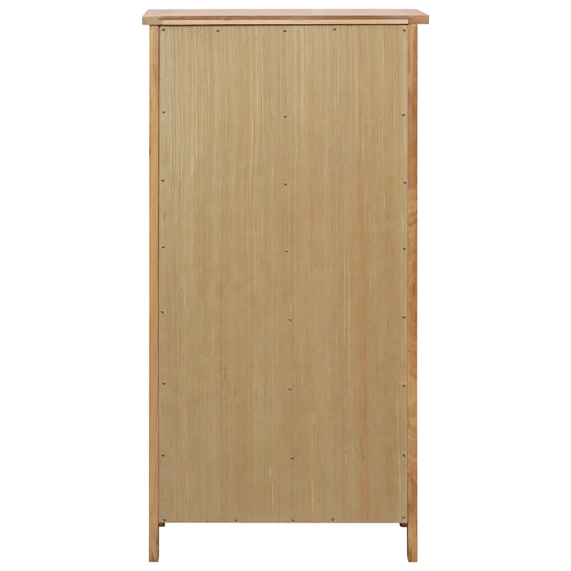 Armoire à chaussures 76 x 37 x 105 cm avec 4 étagères rangement moderne chambre couloir en bois chêne 02_0046313