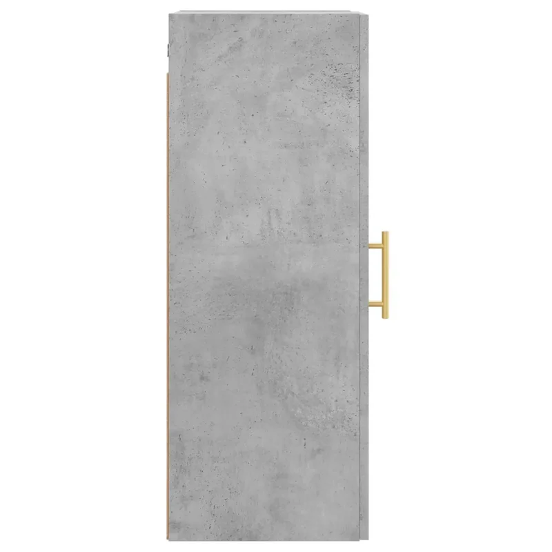 Armoire murale design élégant rangement polyvalent 34,5 x 34 x 90 cm en bois d'ingénierie gris béton 02_0048657