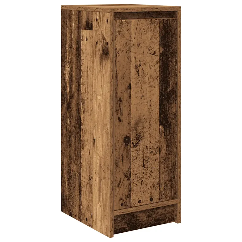 Armoire à chaussures vintage avec grande capacité de rangement 29,5 x 34 x 76 cm en bois d'ingénierie vieux bois 02_0051767