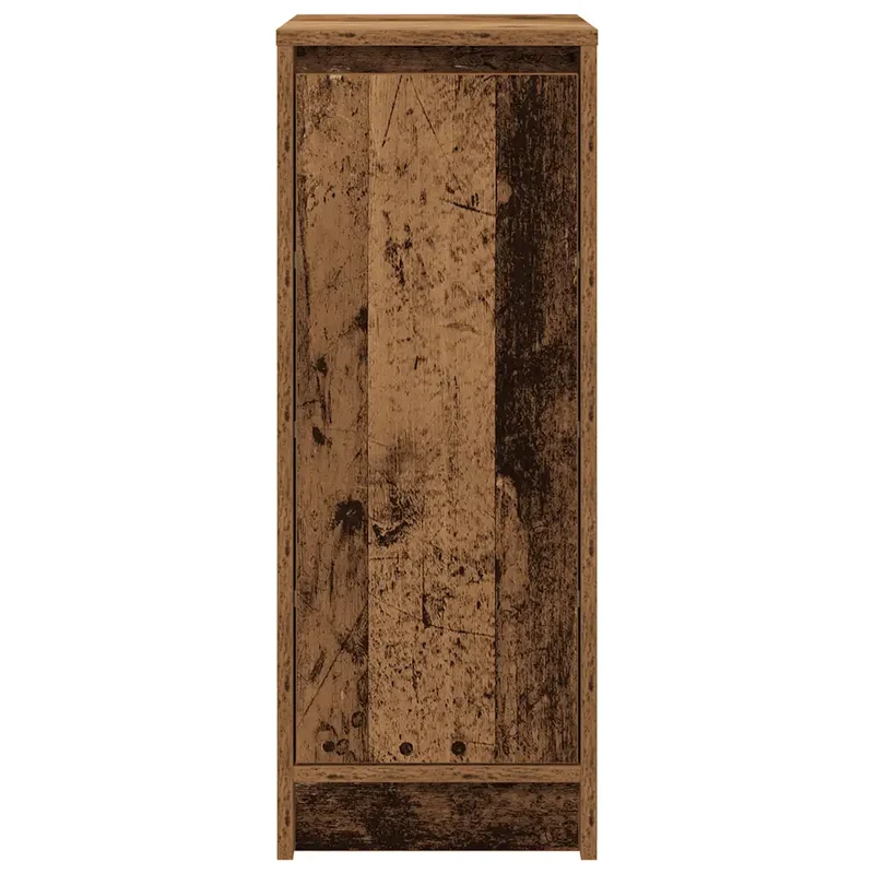Armoire à chaussures vintage avec grande capacité de rangement 29,5 x 34 x 76 cm en bois d'ingénierie vieux bois 02_0051767