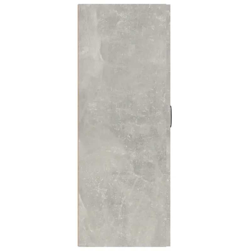 Armoire suspendue murale contemporaine 69,5 x 34 x 90 cm grand espace de rangement en bois gris béton 02_0048019