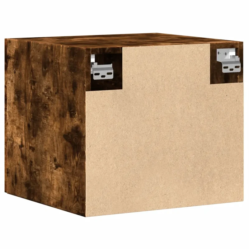 Armoire murale chêne fumé 45 x 42,5 x 40 cm grand espace de rangement style moderne finition mate en bois chêne fumé 02_0049490