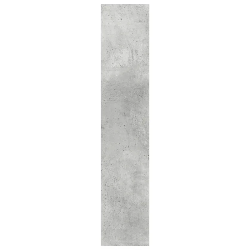 Lot de 2 armoires à chaussures murales modernes avec 3 étagères 60 x 18 x 90 cm en aggloméré gris béton 02_0047899