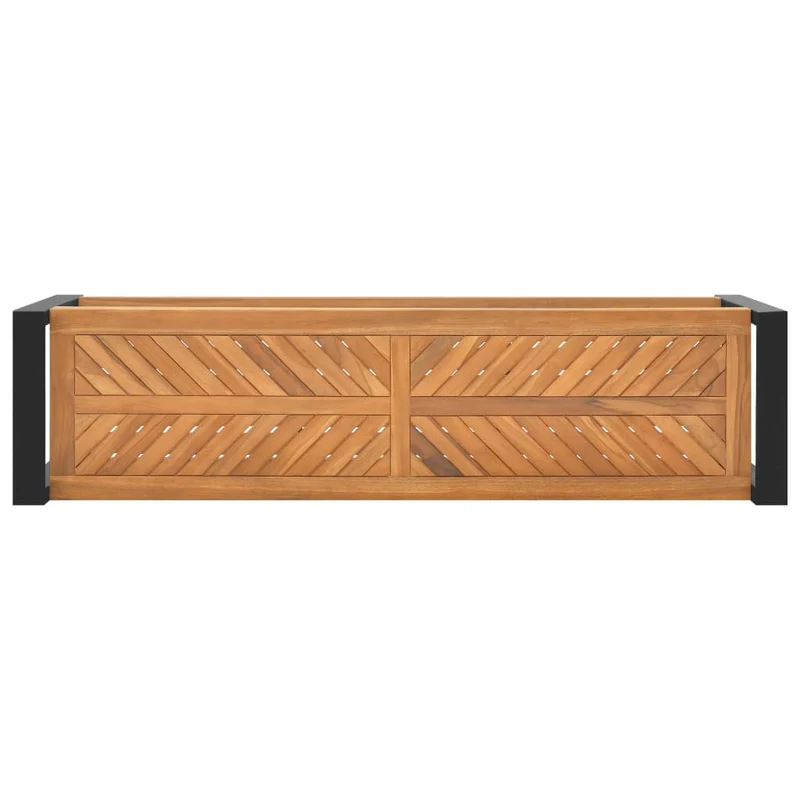 Banc banquette 120 cm bois de teck solide 02_0010931