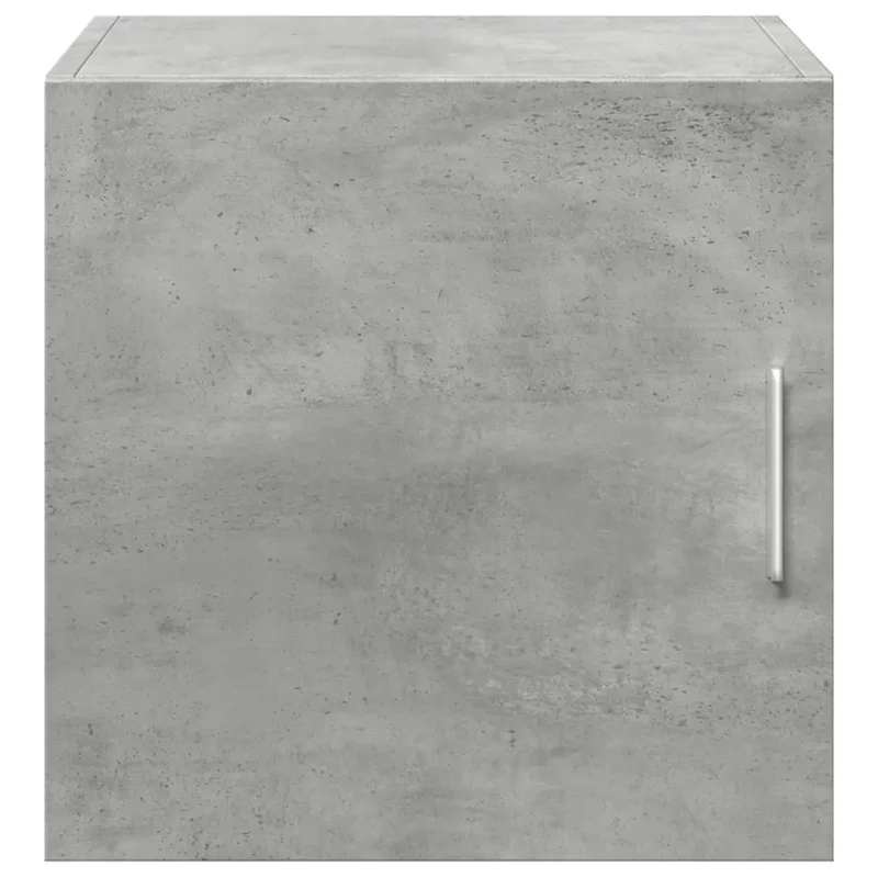 Armoire murale moderne gain de place 40 x 42,5 x 40 cm en bois d'ingénierie gris béton 02_0049485