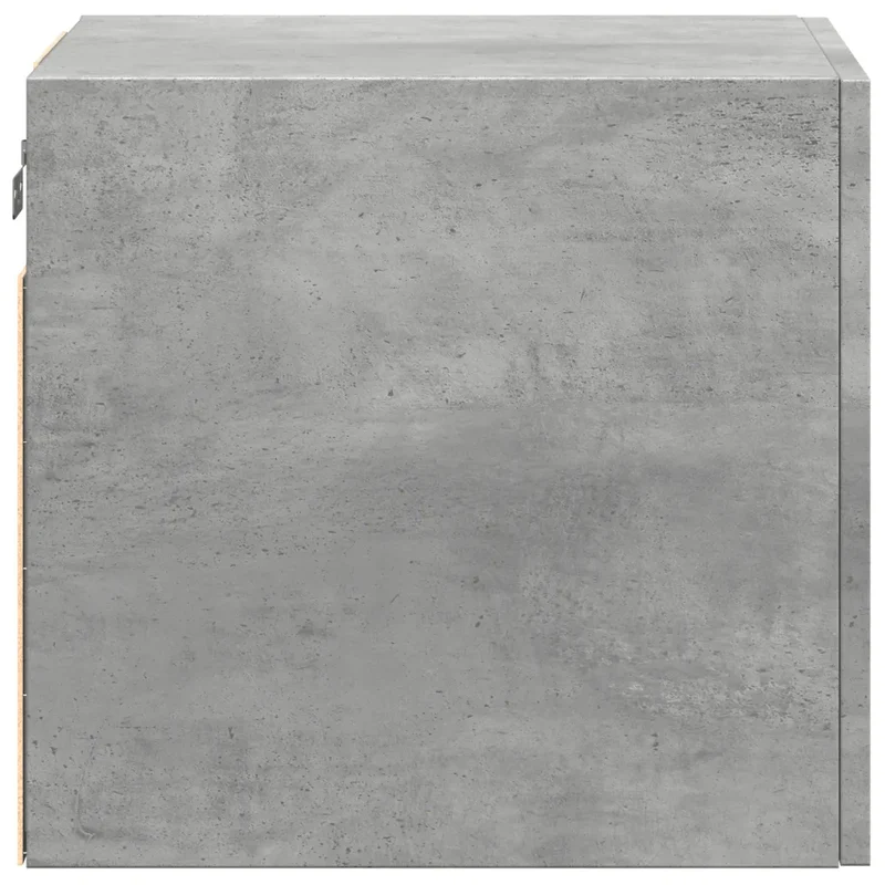 Armoire murale moderne gain de place 40 x 42,5 x 40 cm en bois d'ingénierie gris béton 02_0049485