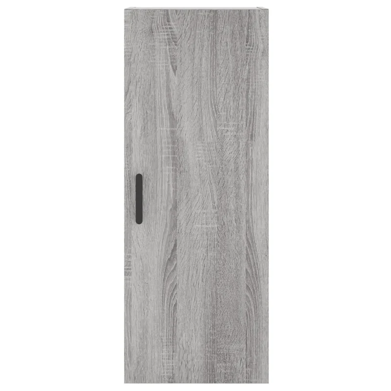 Armoire murale élégante rénovation intérieure grand espace rangement 34,5 x 34 x 90 cm en bois d'ingénierie gris 02_0048669