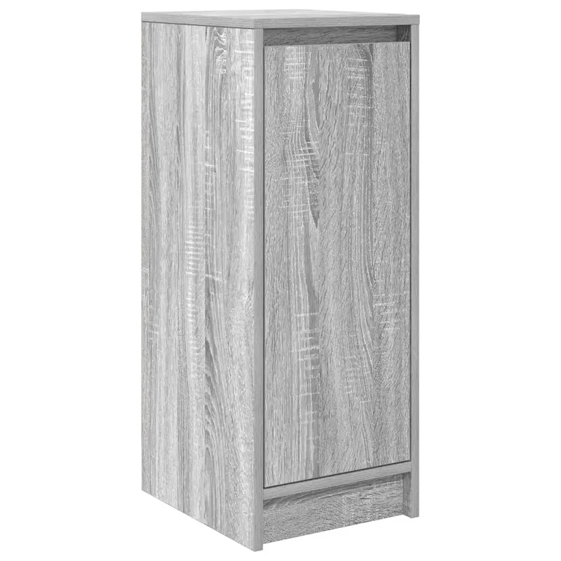 Armoire à chaussures pratique design moderne 29,5 x 34 x 76 cm en bois d'ingénierie gris 02_0051765