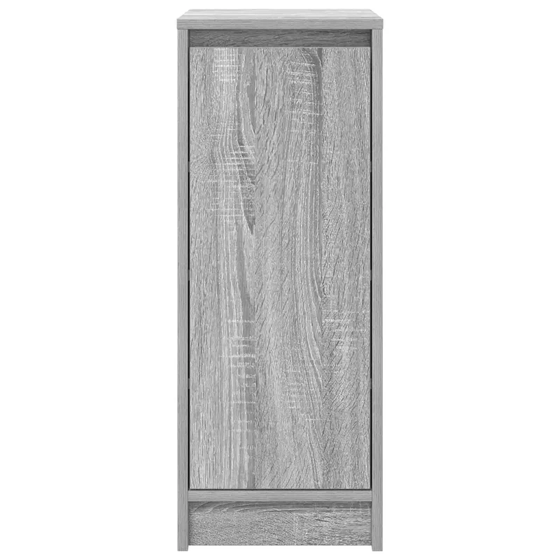 Armoire à chaussures pratique design moderne 29,5 x 34 x 76 cm en bois d'ingénierie gris 02_0051765