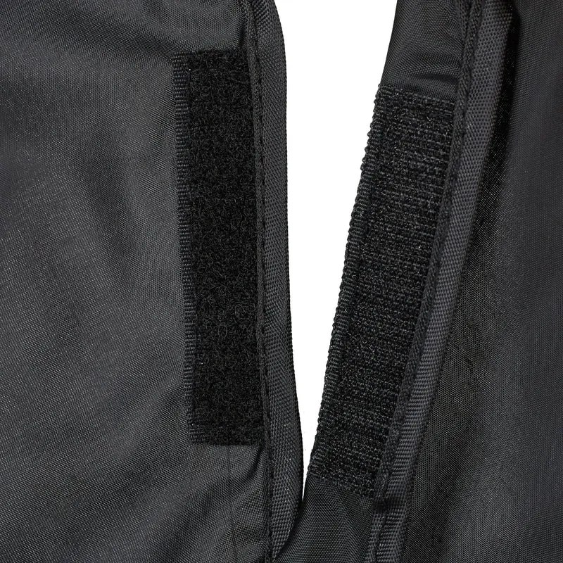 Lot de 2 tabliers de rasage pratiques avec ventouses 80 x 70 cm en polyester noir 13_0014762