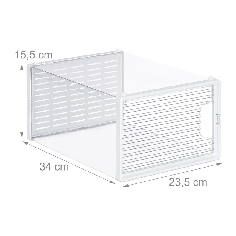 Lot de 6 boîtes à chaussures transparentes empilables rangement facile jusqu'à 45 en plastique transparent 13_0014527