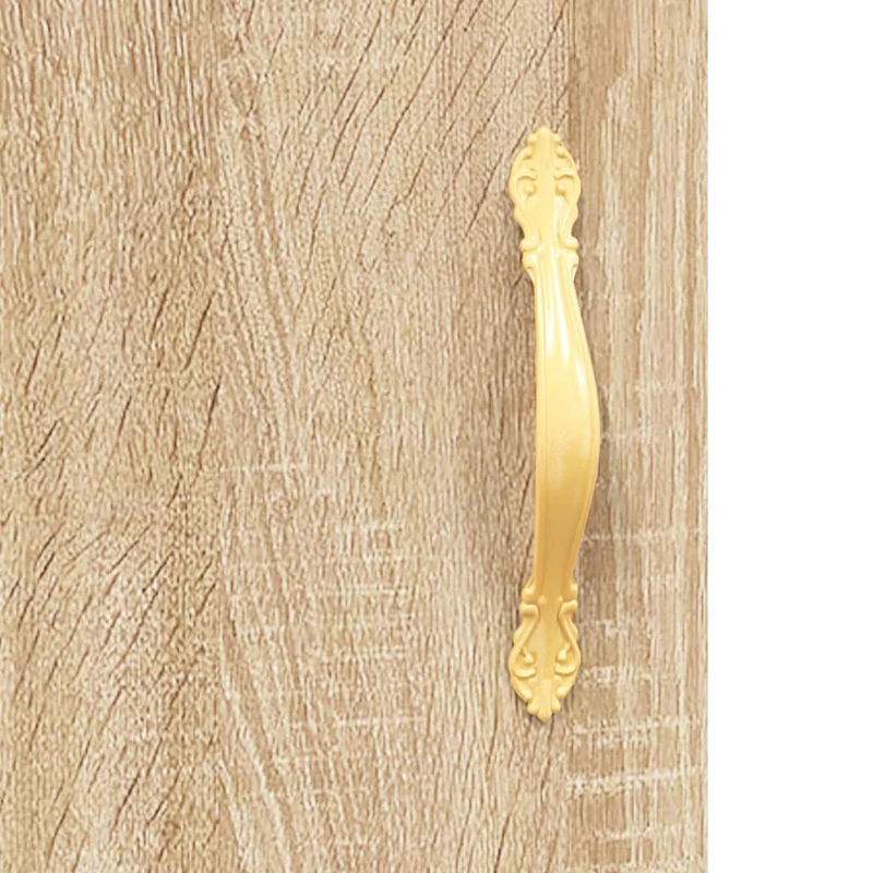 Lot de 2 armoires murales modernes espace de rangement 69,5 x 34 x 90 cm en bois d'ingénierie chêne sonoma 02_0055498