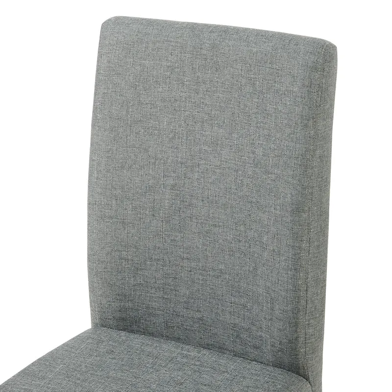 Lot de 6 chaises de salle à manger gris clair 03_0009898