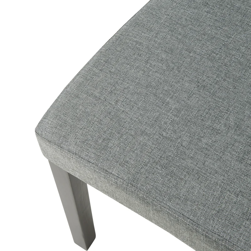 Lot de 6 chaises de salle à manger gris clair 03_0009898