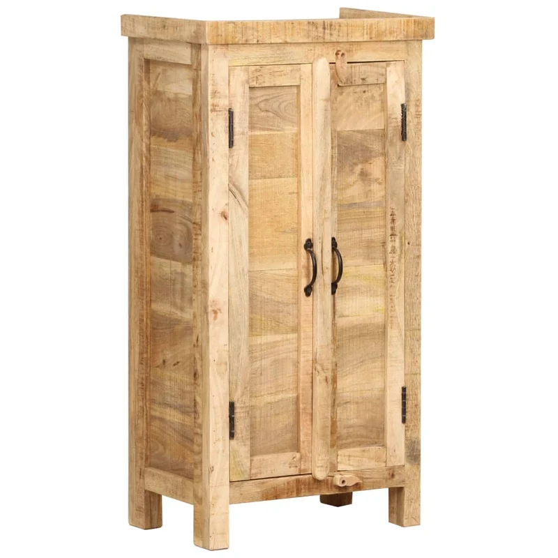 Étagère armoire meuble design bibliothèque 180 cm bois massif de manguier 2702065/2